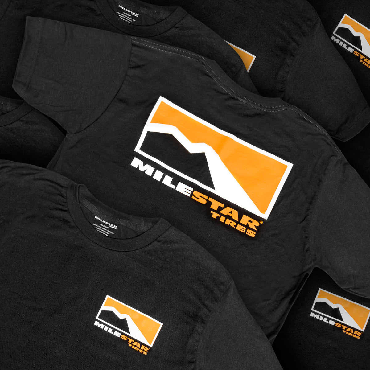 Windbreaker - Milestar Orange Logo (Black/Camo)